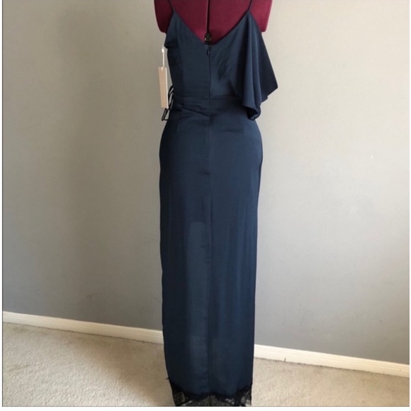 NWT Keepsake the Label “Stop Me” Lace Trim Long Dress - Picture 6 of 6